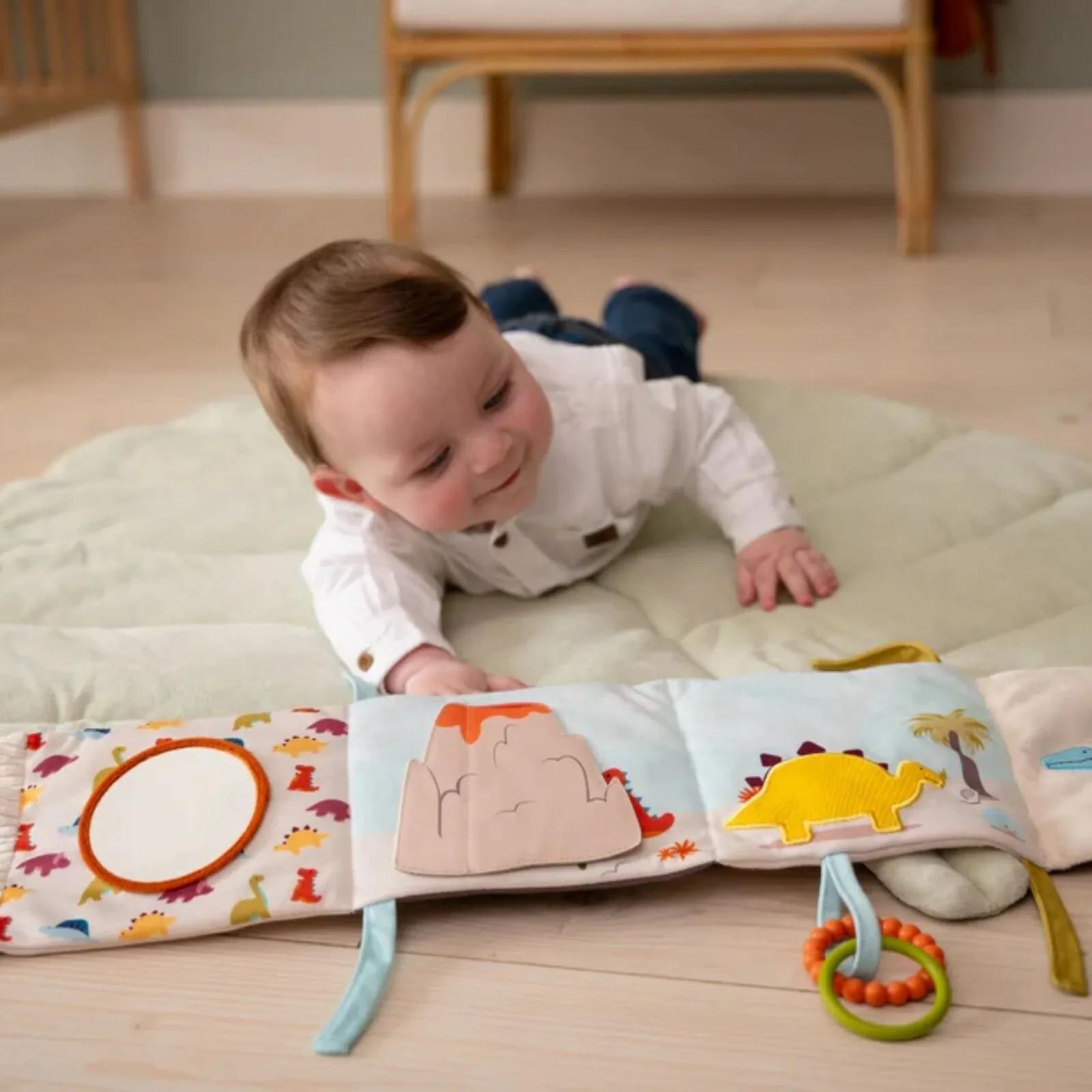 Little Big Friends Soft Activity Book 2-in-1 - Dino - Image 3