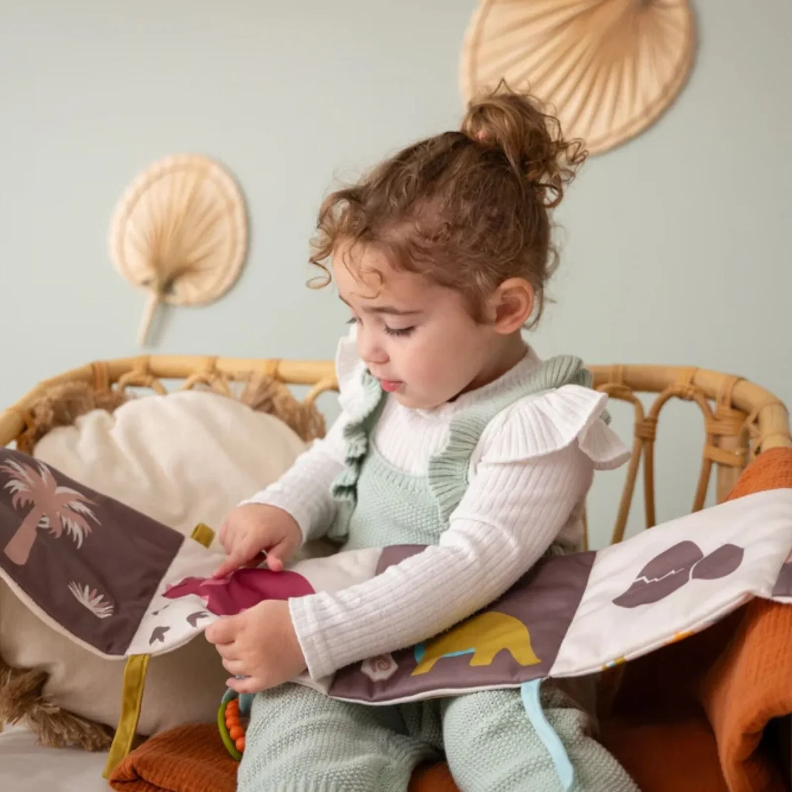 Little Big Friends Soft Activity Book 2-in-1 - Dino - Image 4
