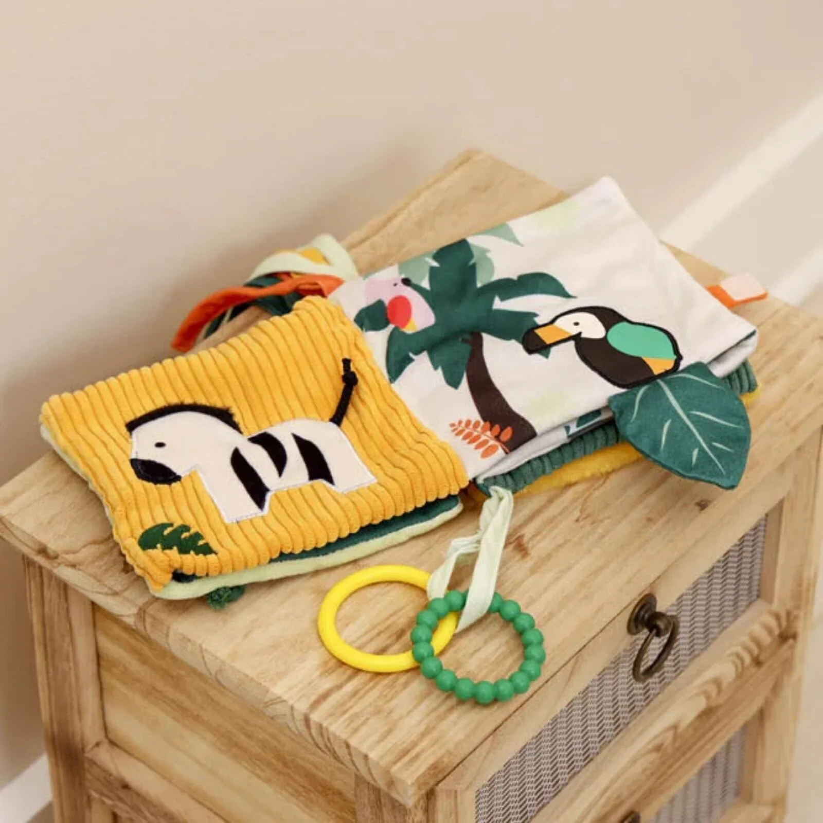 Little Big Friends Soft Activity Book 2-in-1 - Jungle - Image 2