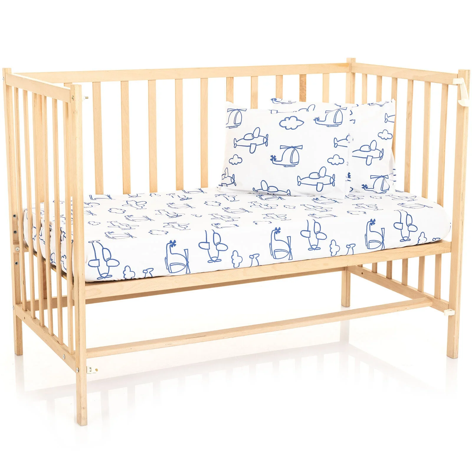 Little Dreams Baby Boy Crib Sheet - Blue - Image 7
