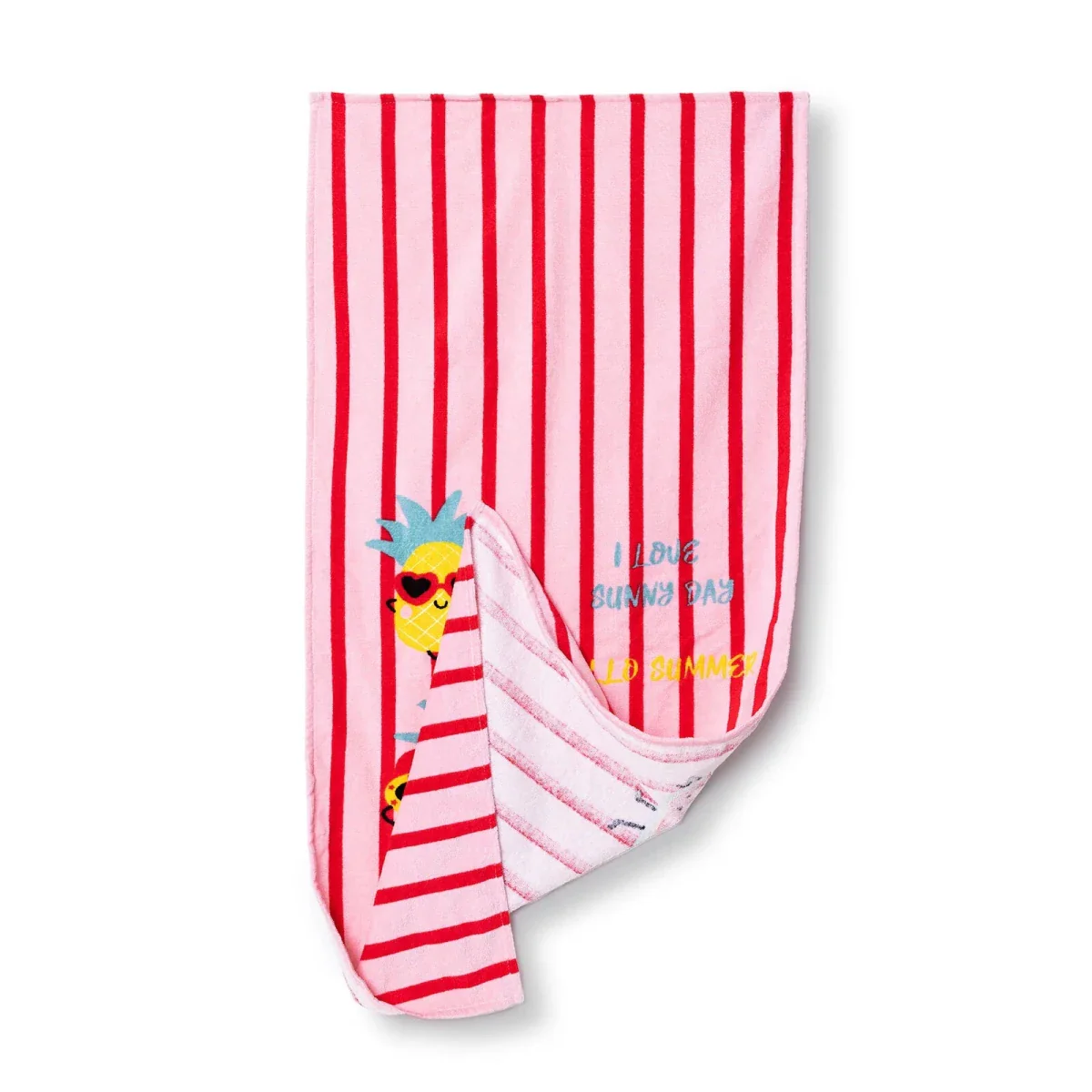 Little Dreams Baby Girl Towel - Red - Image 3