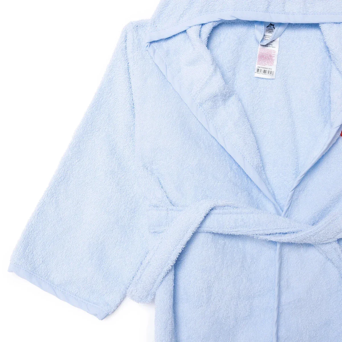 Little Dreams Boy Baby Bathrobe - Blue - Image 5