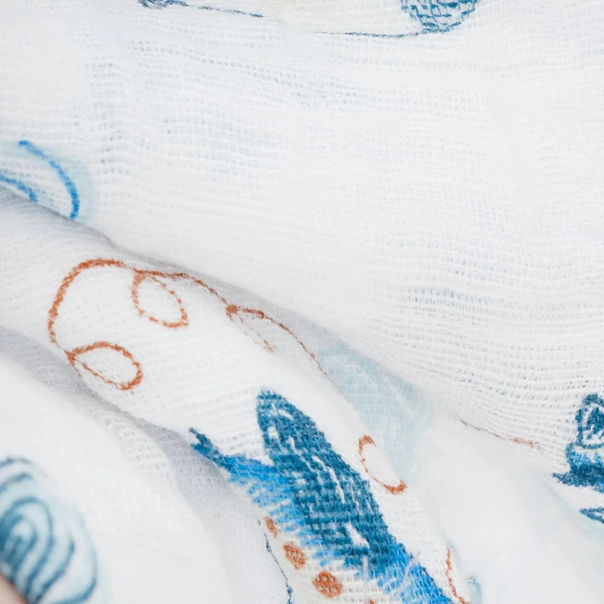 Little Dreams Boy Blanket - Blue - Image 4
