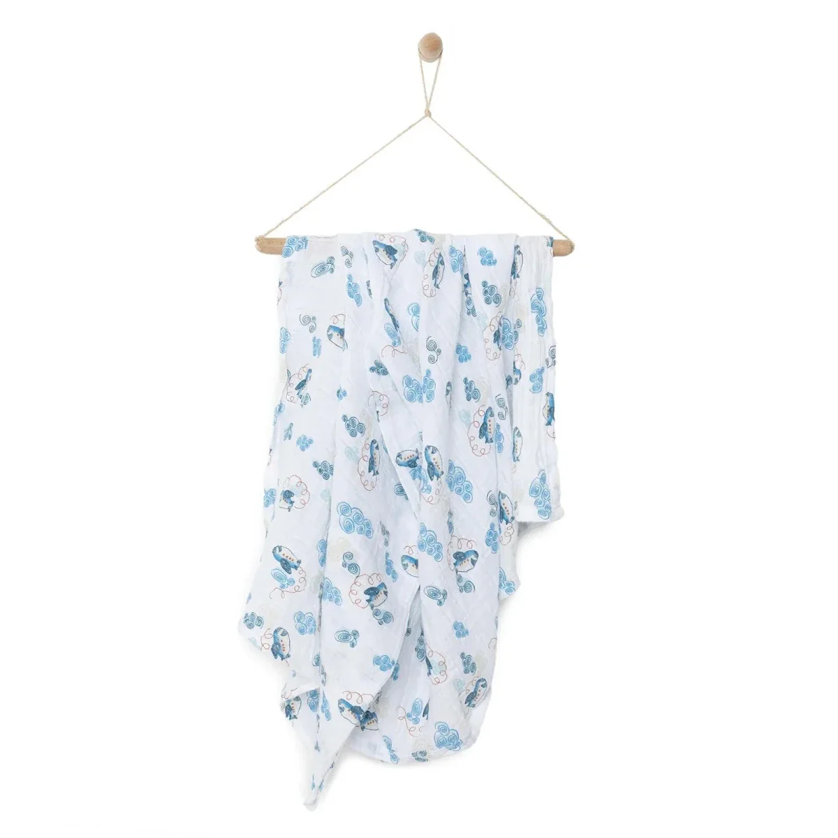 Little Dreams Boy Blanket - Blue - Image 7