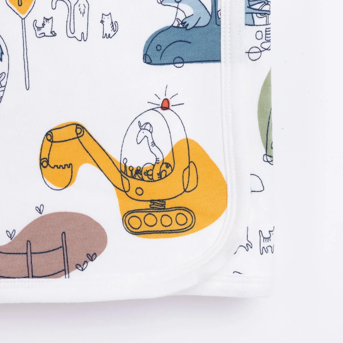 Little Dreams Boy Blanket - White - Image 4