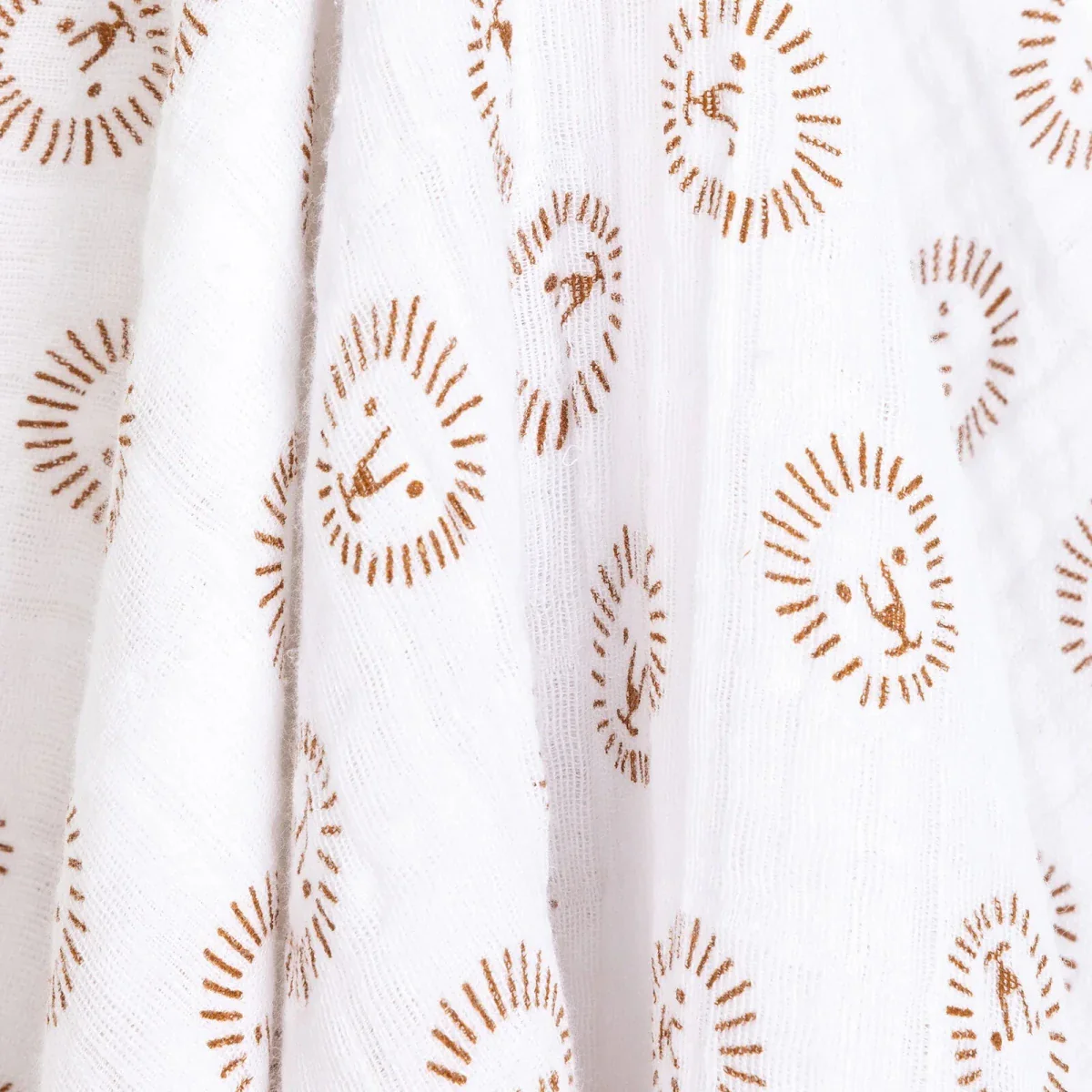 Little Dreams Boys 100% Cotton Muslin Blanket 100x110 cm - Printed - Image 2