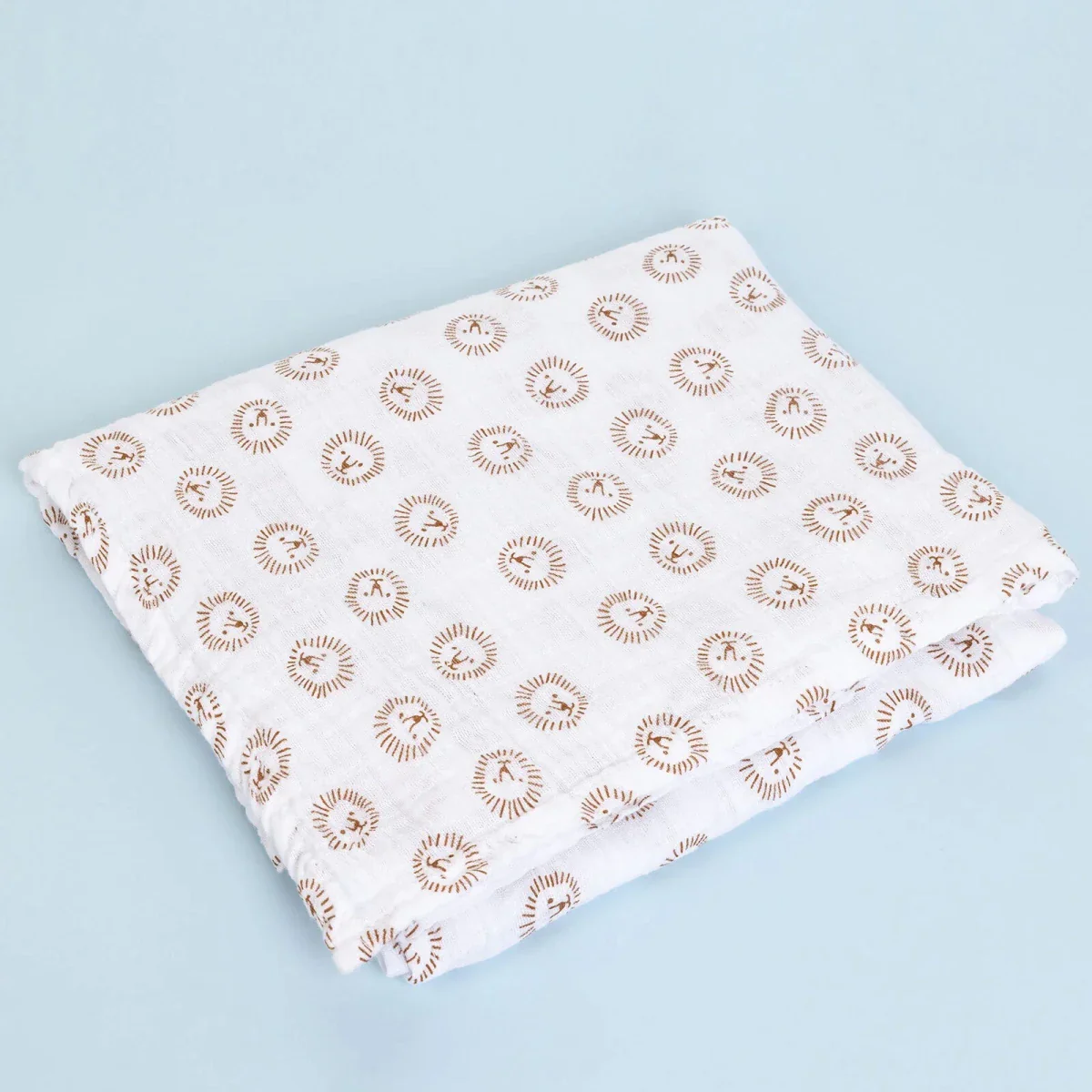 Little Dreams Boys 100% Cotton Muslin Blanket 100x110 cm - Printed - Image 5