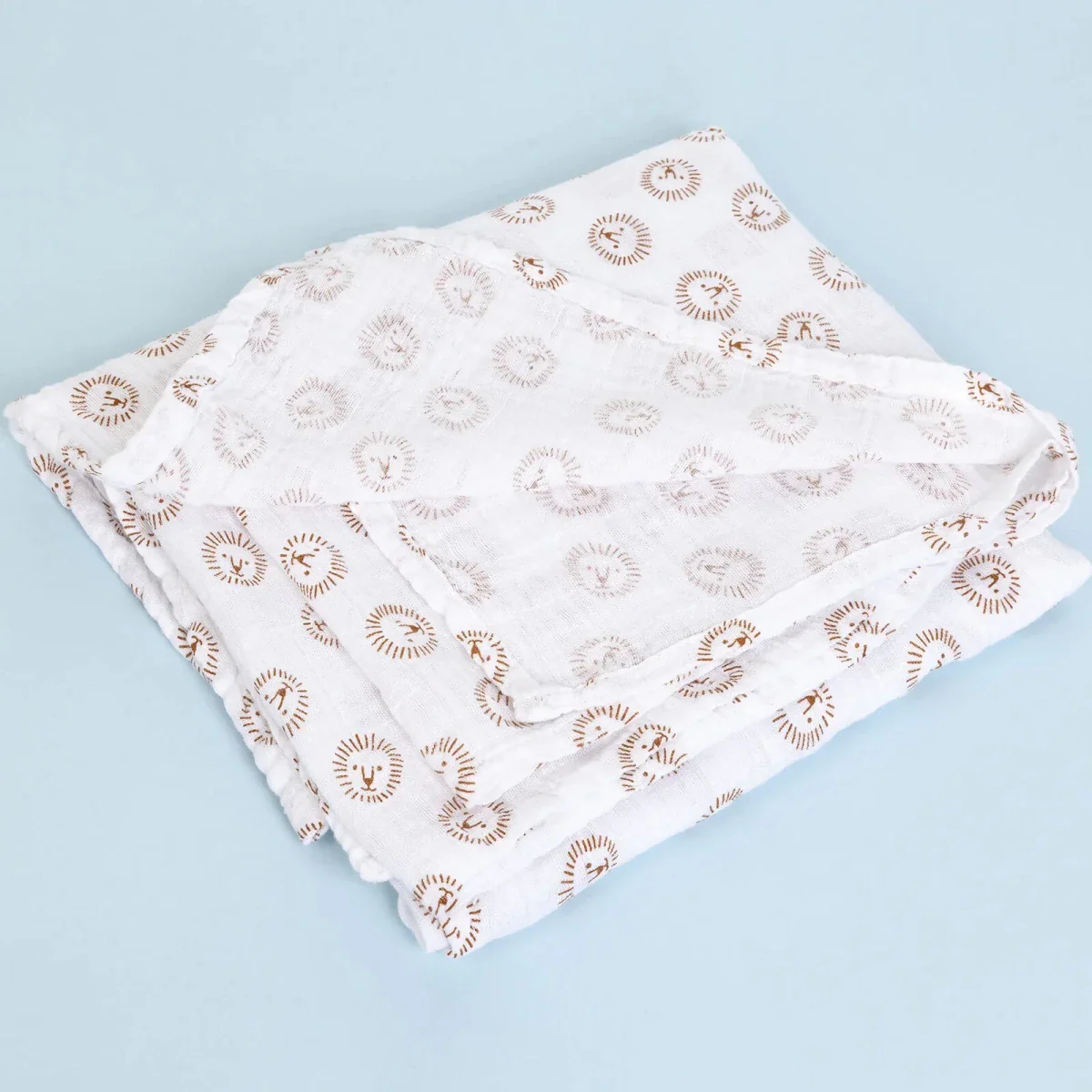 Little Dreams Boys 100% Cotton Muslin Blanket 100x110 cm - Printed - Image 6