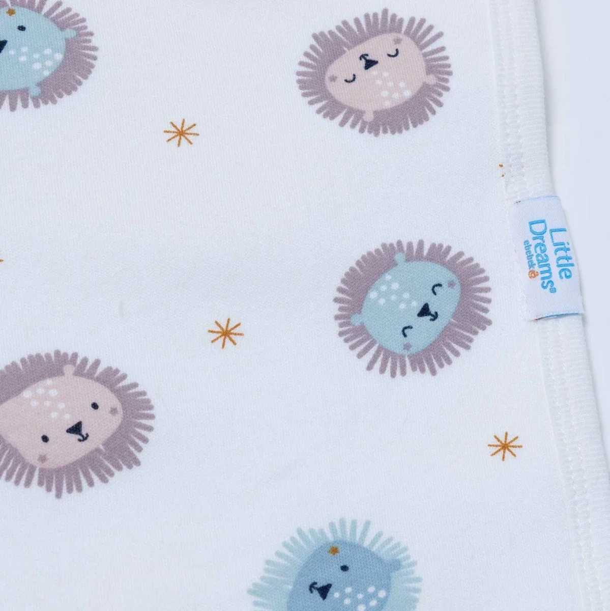 Little Dreams Boys Cotton Jersey Blankets - Ecru - Image 7