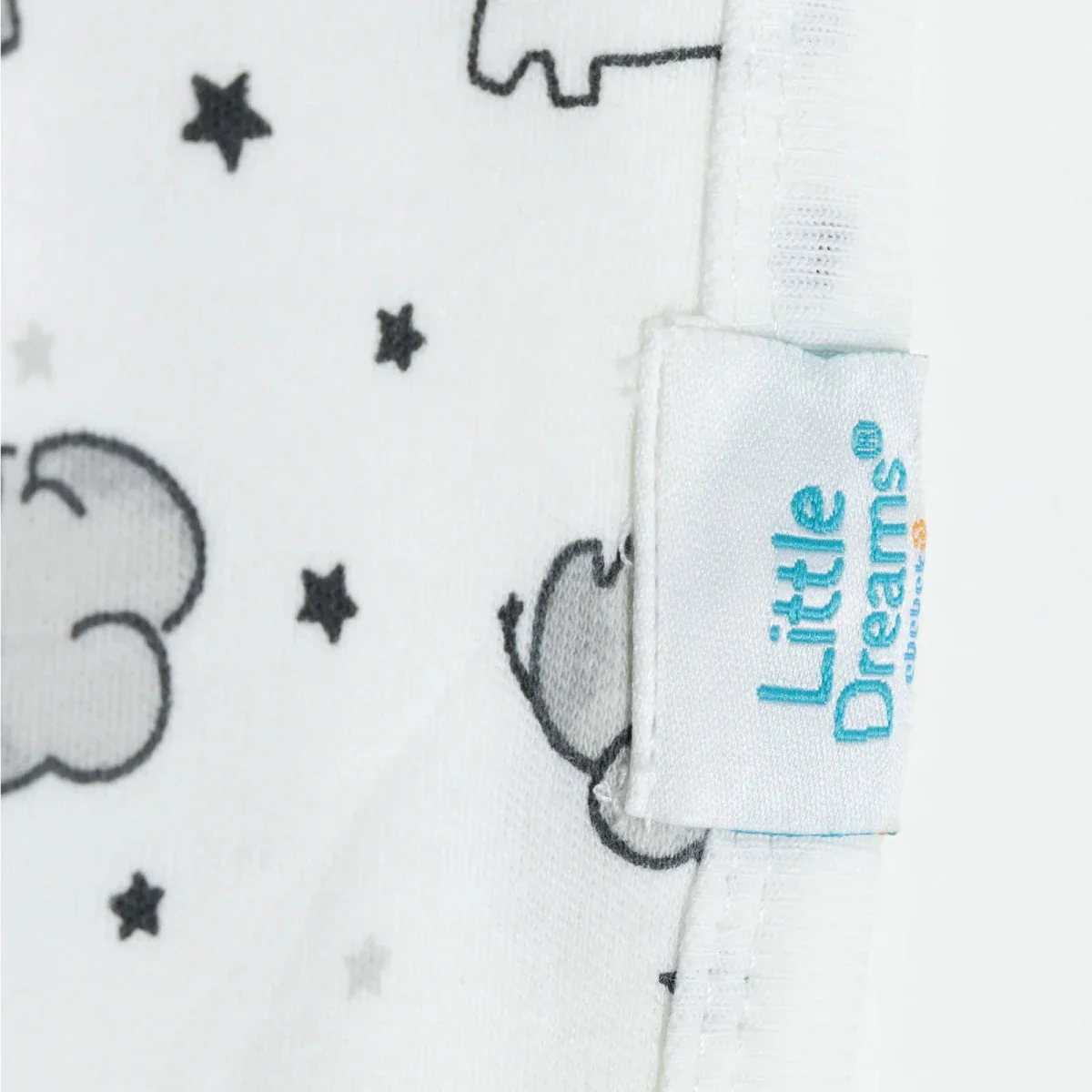 Little Dreams Boys Cotton Jersey Blankets - Ecru - Image 3