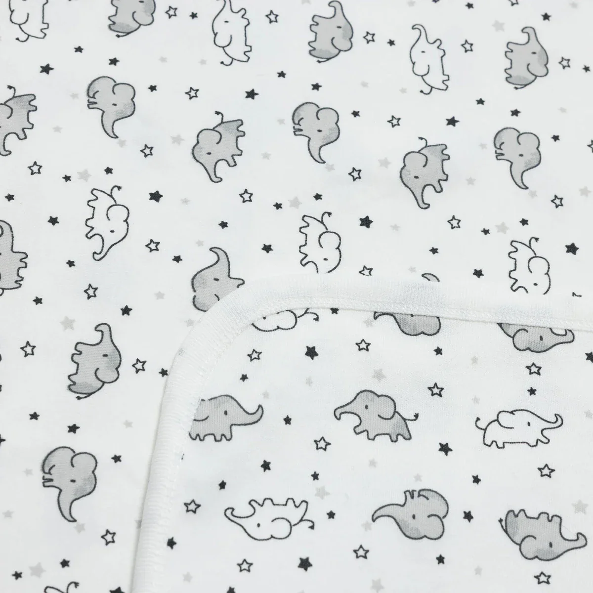 Little Dreams Boys Cotton Jersey Blankets - Ecru - Image 4