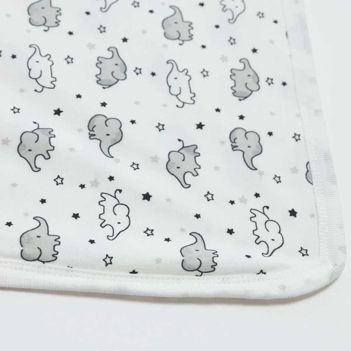 Little Dreams Boys Cotton Jersey Blankets - Ecru - Image 5