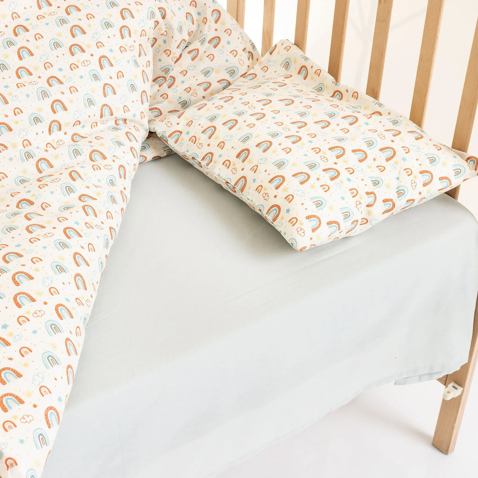 Little Dreams Girl Baby Duvet Cover - Printed - Image 7