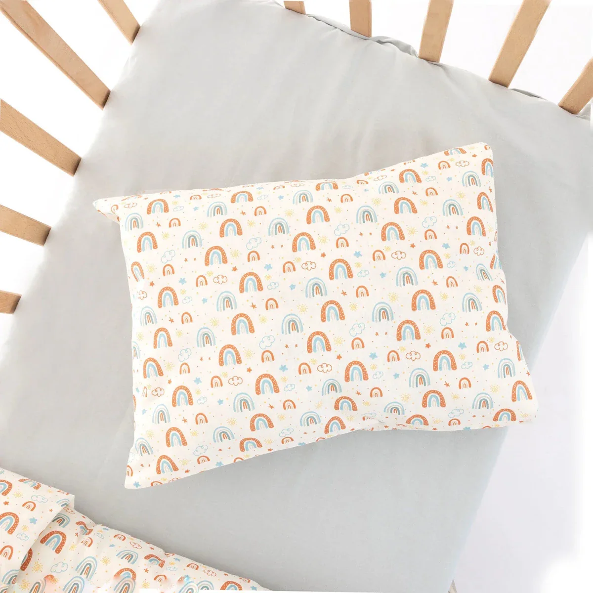Little Dreams Girls 100% Cotton Baby Duvet Cover Set 100x150 cm - Printed - Image 2