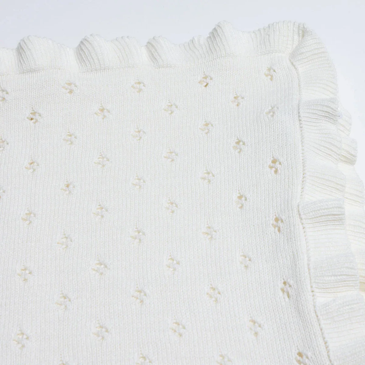 Little Dreams Girls 100% Cotton Blanket 70x100 cm - Ecru - Image 5