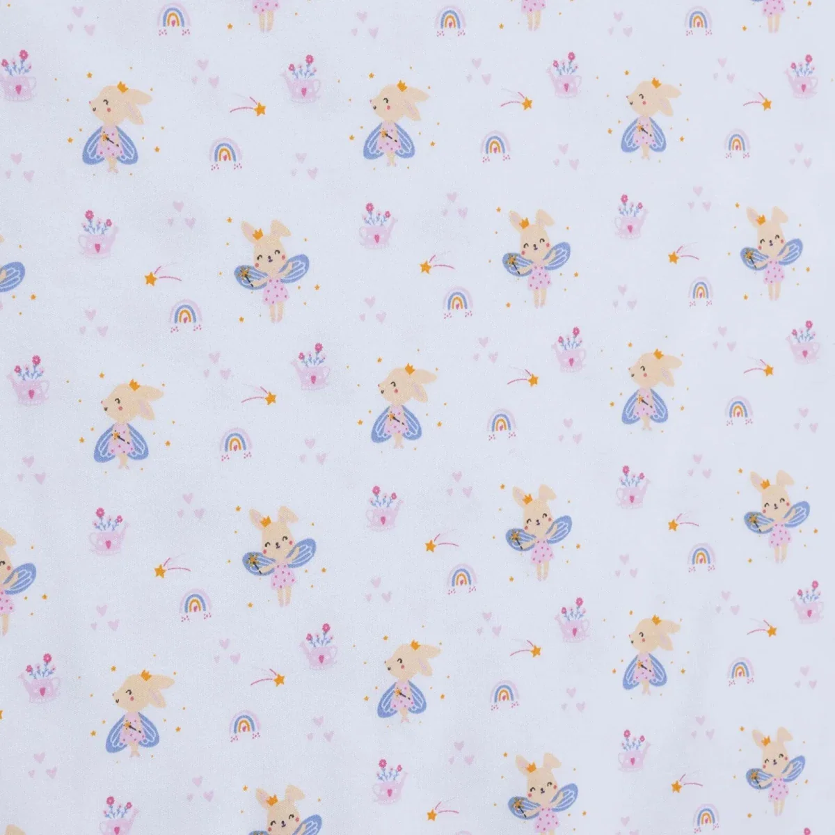 Little Dreams Girls Cotton Jersey Blankets - Ecru - Image 6