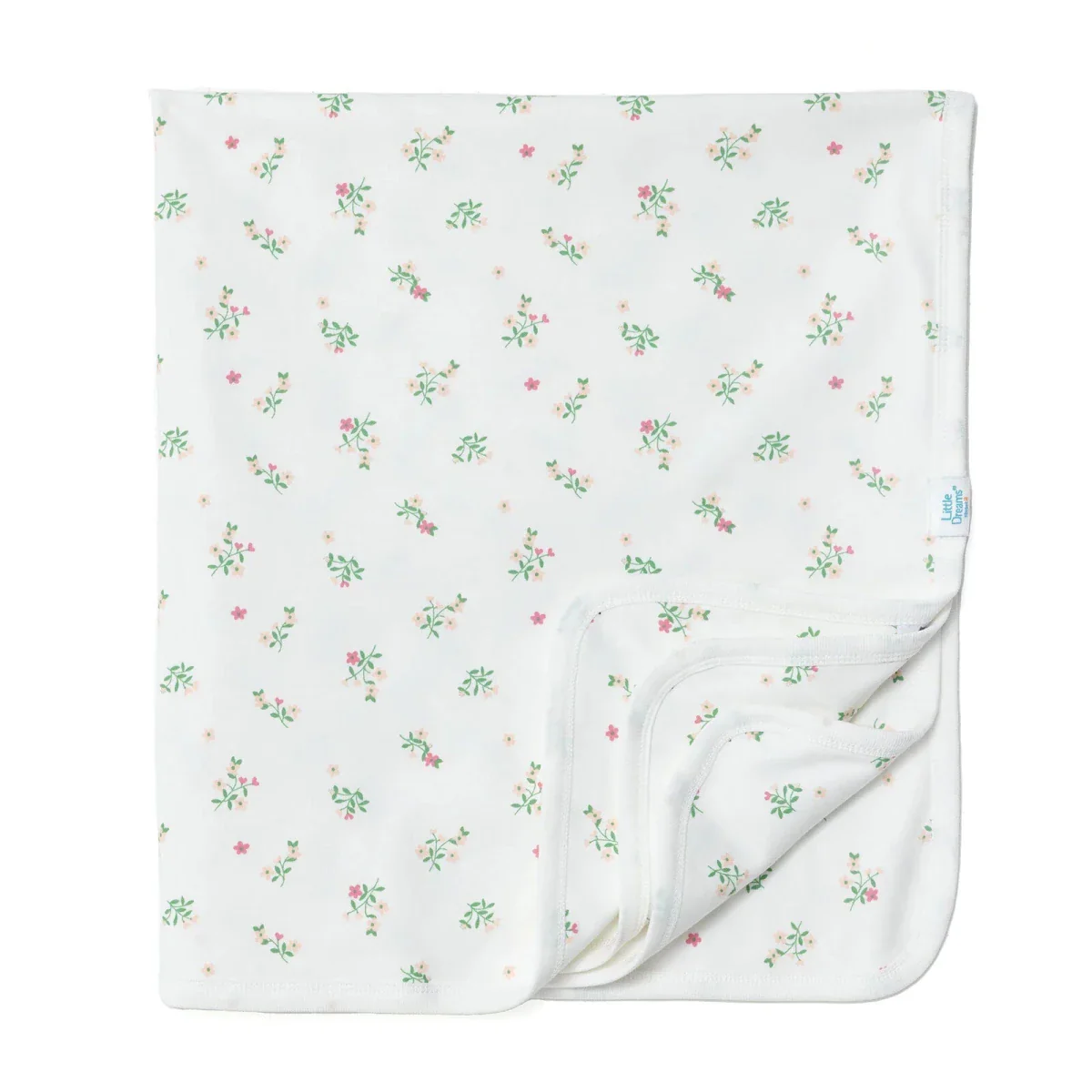 Little Dreams Girls Cotton Jersey Blankets - Ecru - Image 2