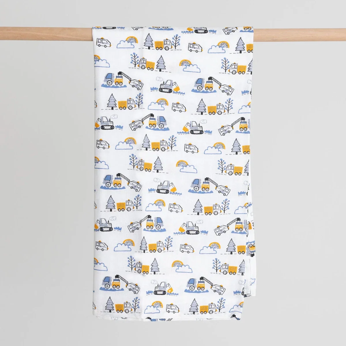 Little Dreams Muslin Blanket Boys - Printed - Image 4