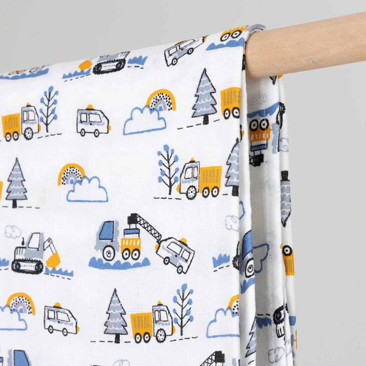 Little Dreams Muslin Blanket Boys - Printed - Image 5