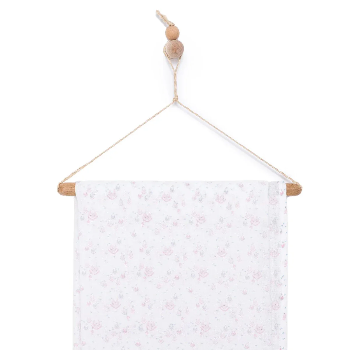 Little Dreams Muslin Blanket Girls - Pink - Image 3