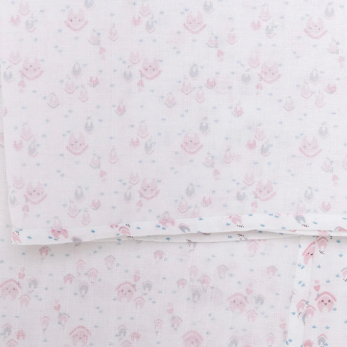 Little Dreams Muslin Blanket Girls - Pink - Image 7