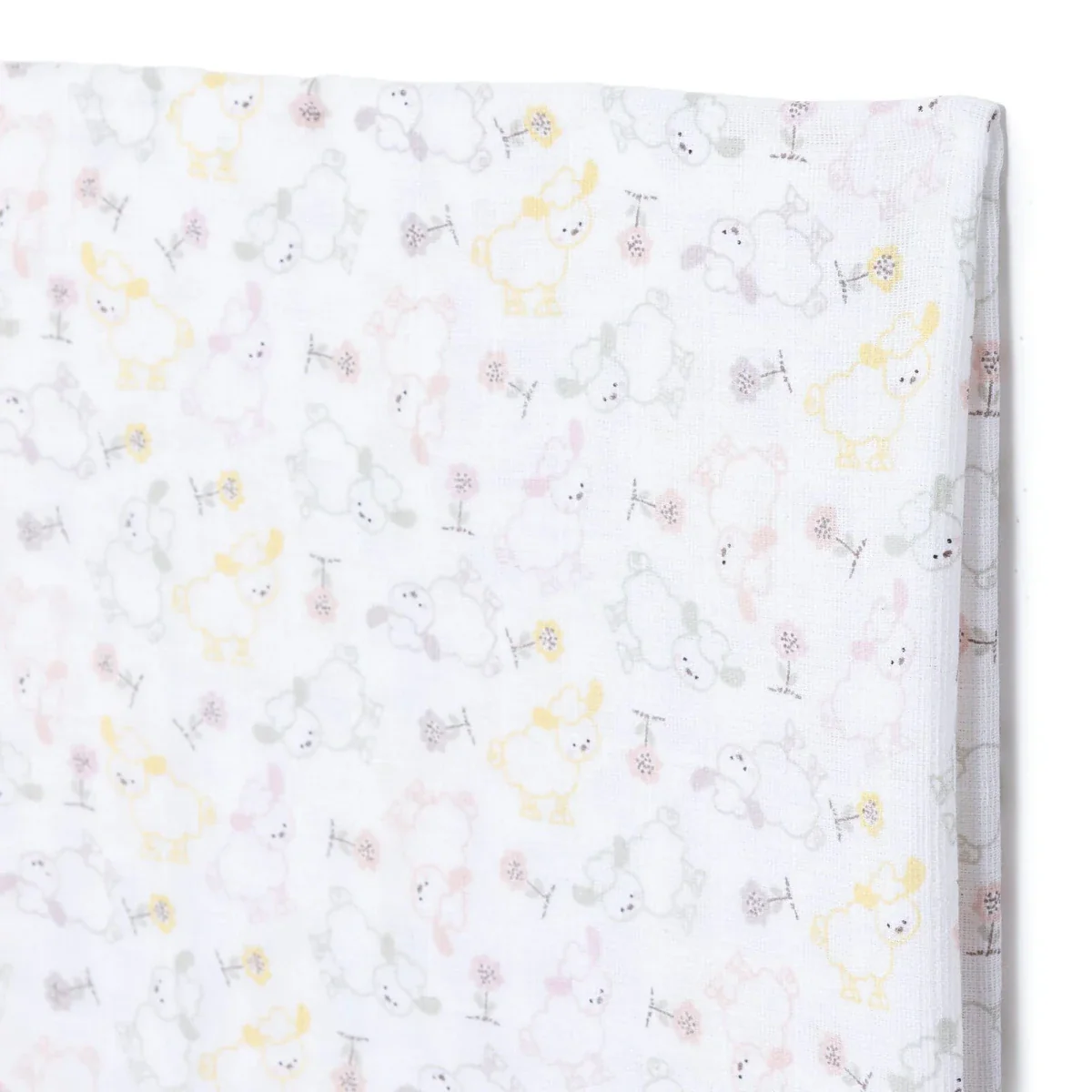 Little Dreams Muslin Blanket Girls - Printed - Image 3