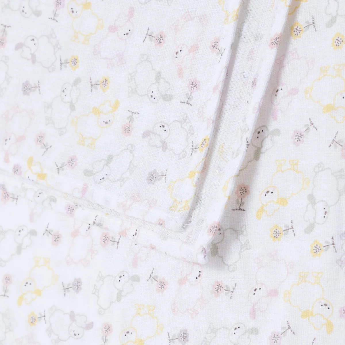 Little Dreams Muslin Blanket Girls - Printed - Image 4