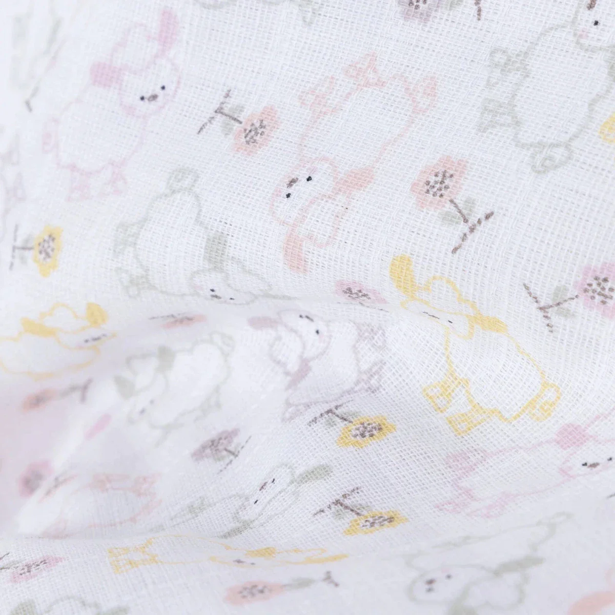 Little Dreams Muslin Blanket Girls - Printed - Image 6