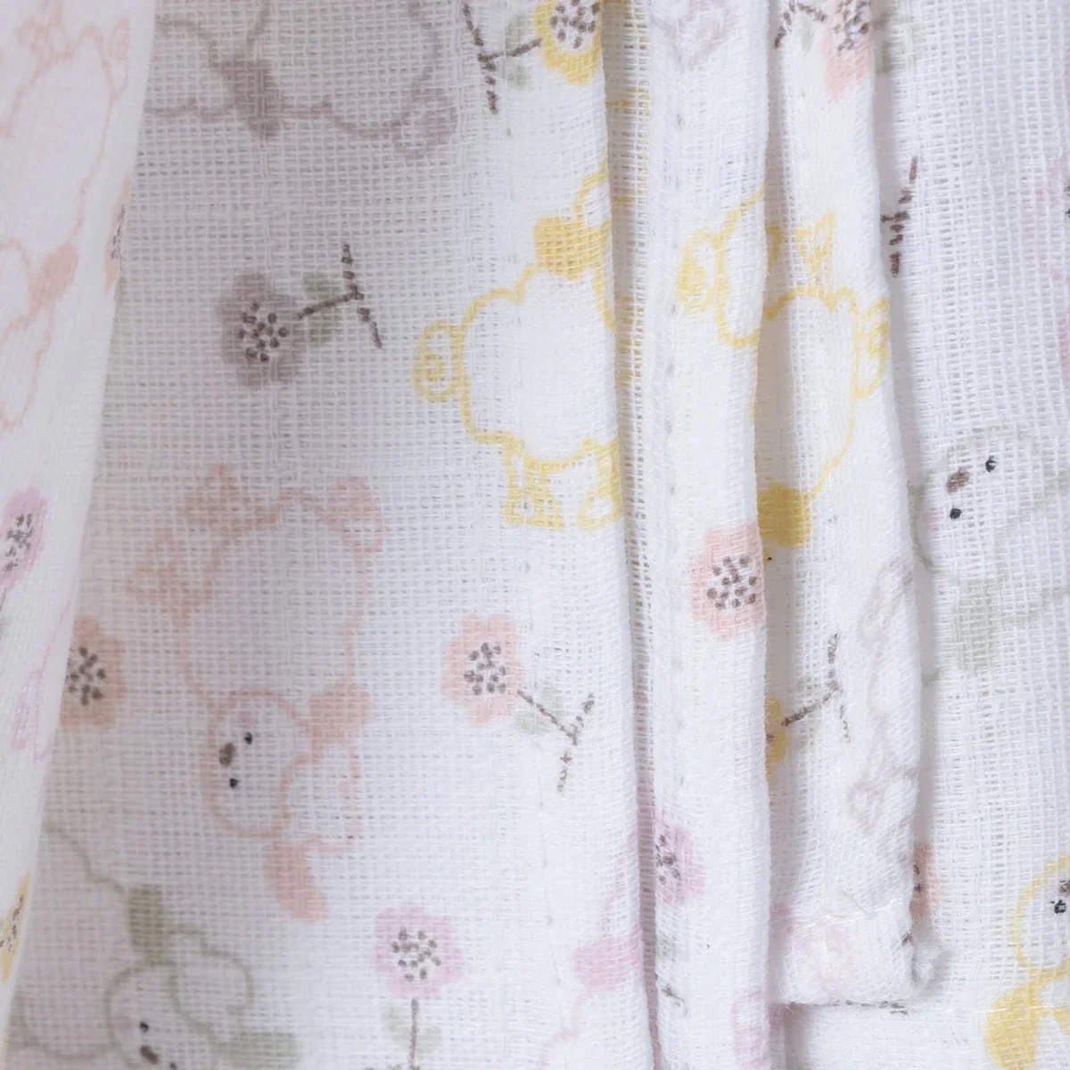 Little Dreams Muslin Blanket Girls - Printed - Image 7