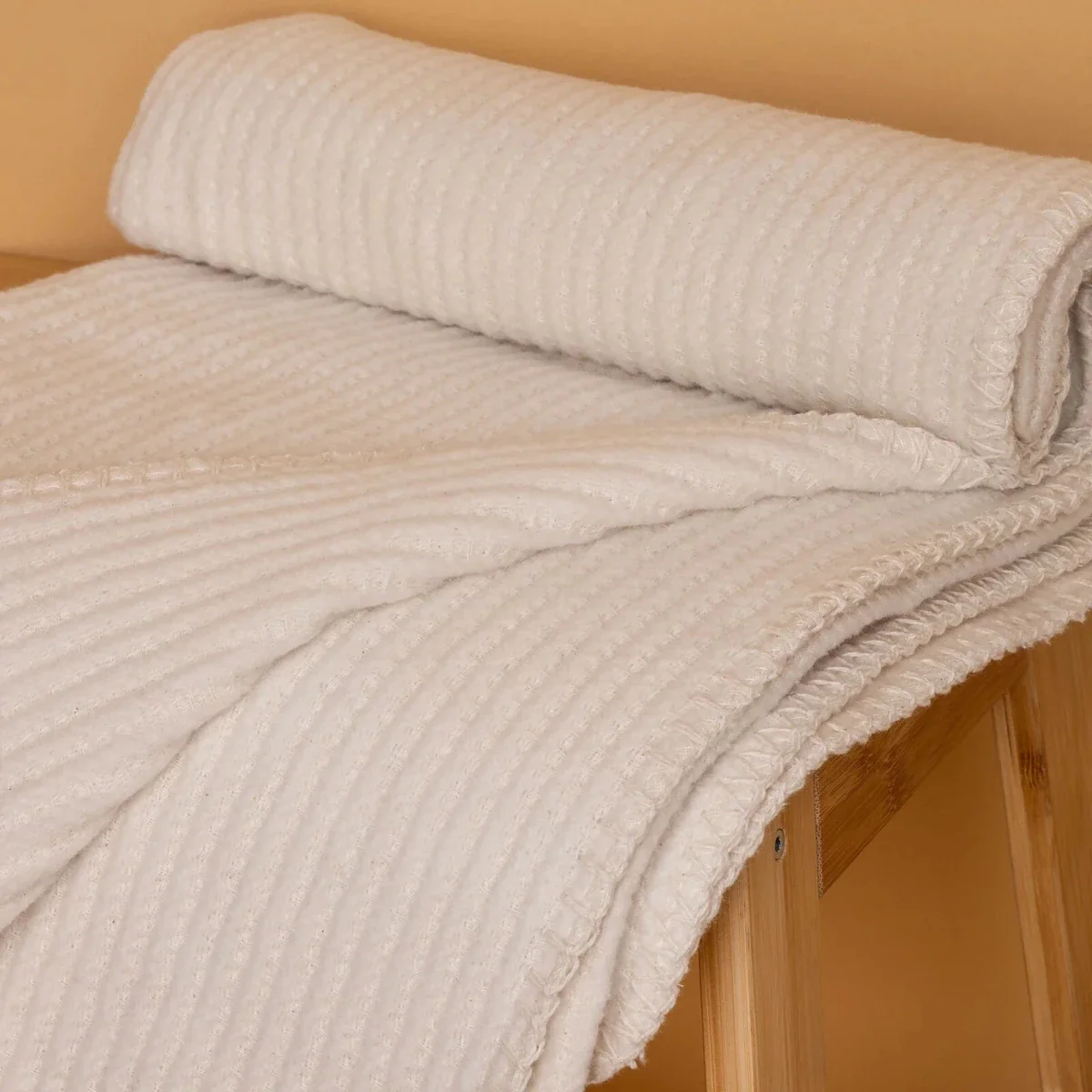 Little Dreams Unisex Blanket - Ecru - Image 4