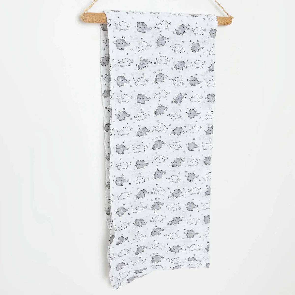 Little Dreams Unisex Muslin Blanket - Ecru - Image 4