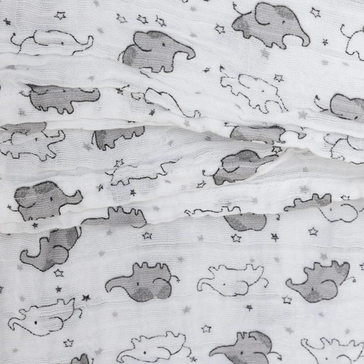 Little Dreams Unisex Muslin Blanket - Ecru - Image 6