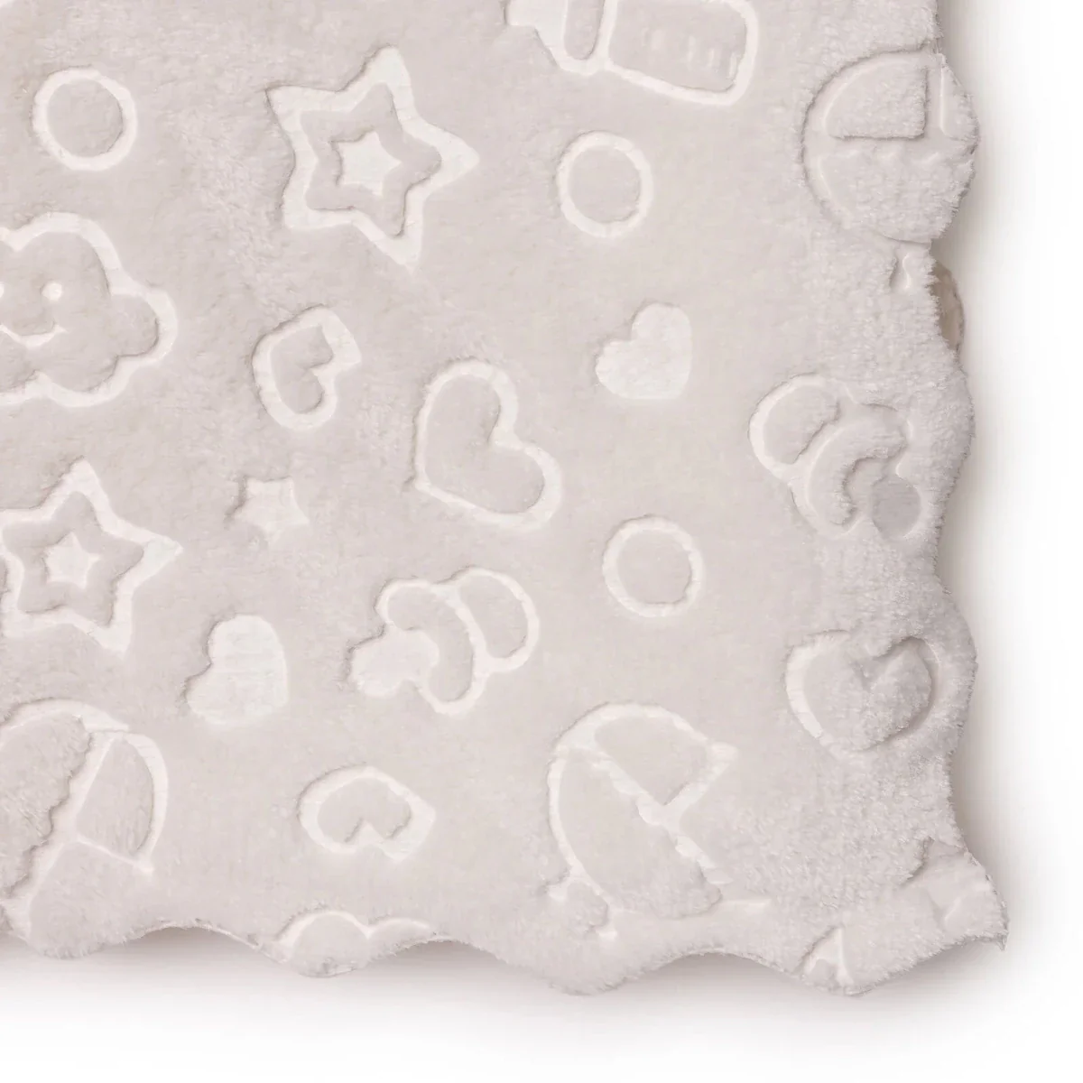 Little Dreams Unisex Plush Blankets - Ecru - Image 5
