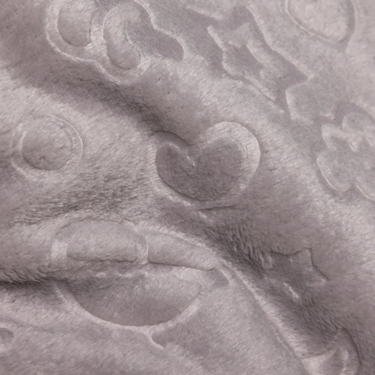 Little Dreams Unisex Plush Blankets - Grey - Image 7