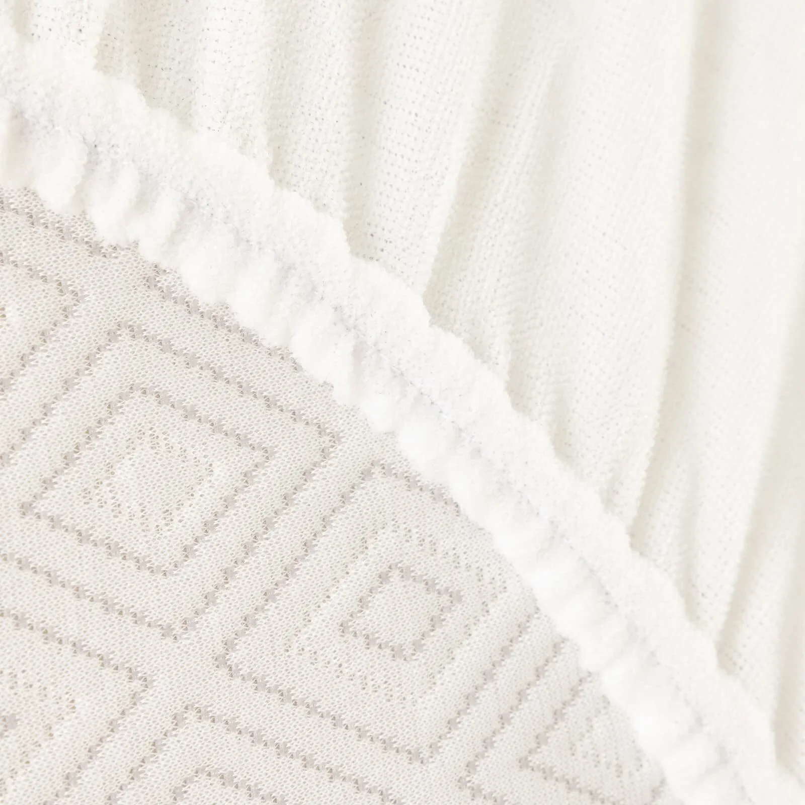 Little Dreams Unisex Waterproof Mattress Protector 70x140 cm - White - Image 3