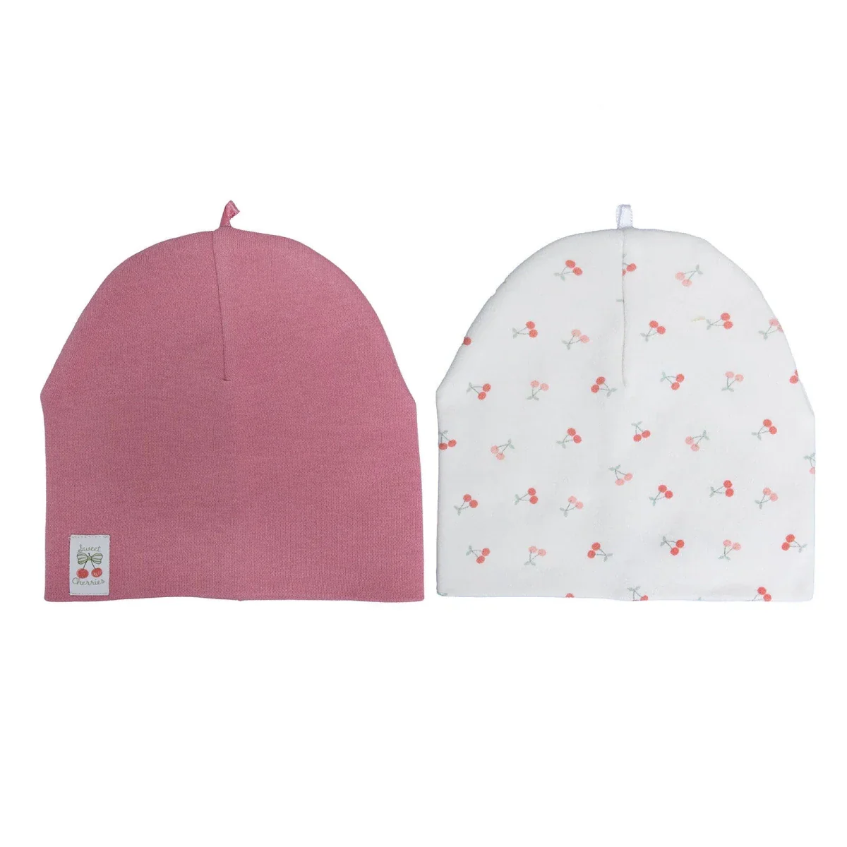 Little Plane Girls 2-Pack Hat Cherry - Light Rose - Image 2