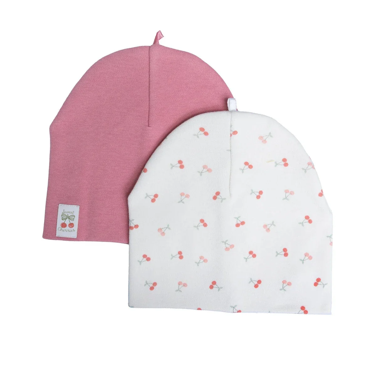 Little Plane Girls 2-Pack Hat Cherry - Light Rose - Image 6