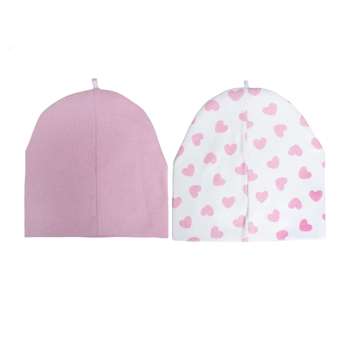 Little Plane Girls 2-Pack Hat Heart - Pink - Image 6