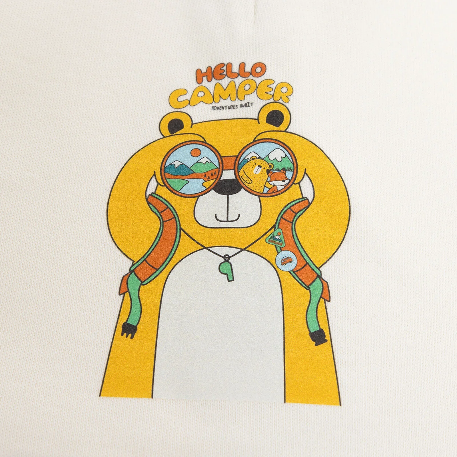 Little Plane Hello Camper Baby Boy 2 Pcs Beanies - Green - Image 5