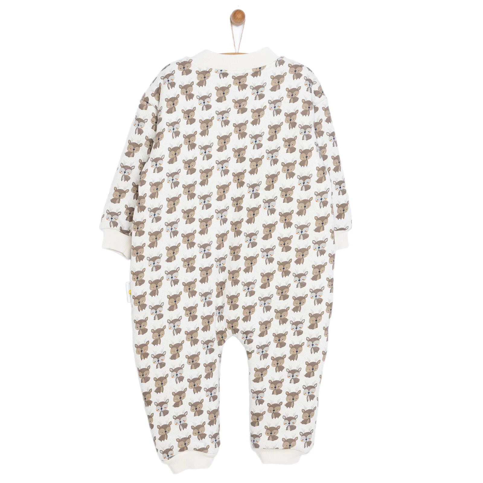 Little Plane Sleepsuit Baby Boy - Ecru - Image 3