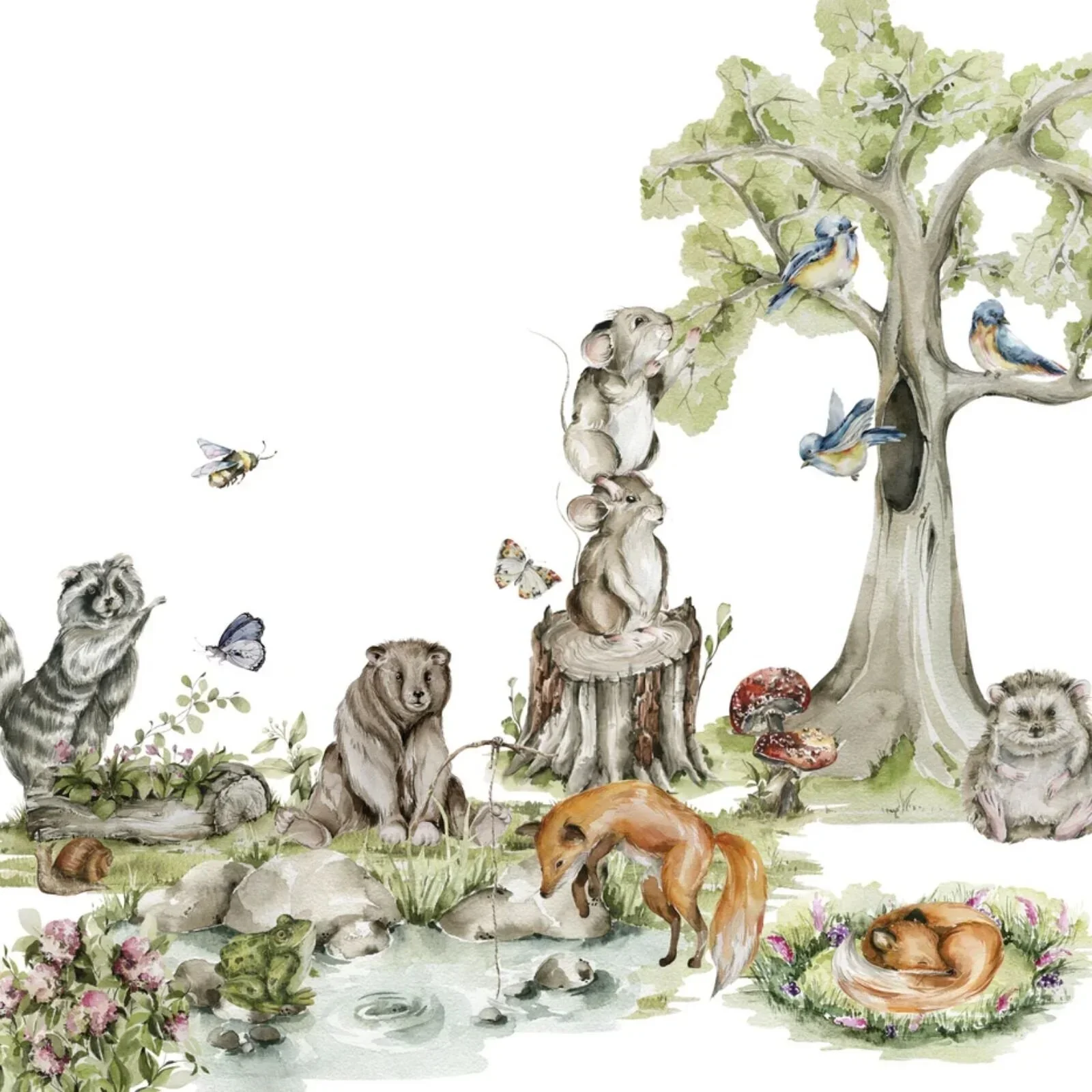 Live Vida Enchanted Woodland Large Wall Stickers - Image 2