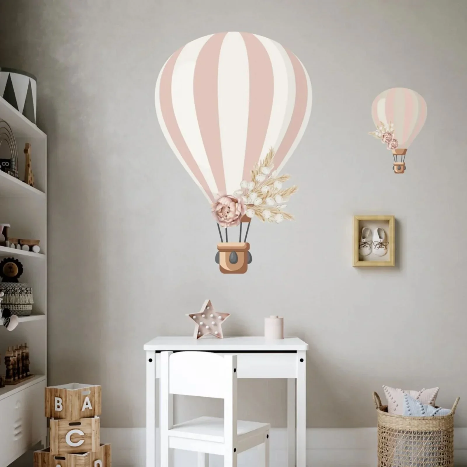 Live Vida Floral Hot Air Balloon Wall Stickers - Image 3