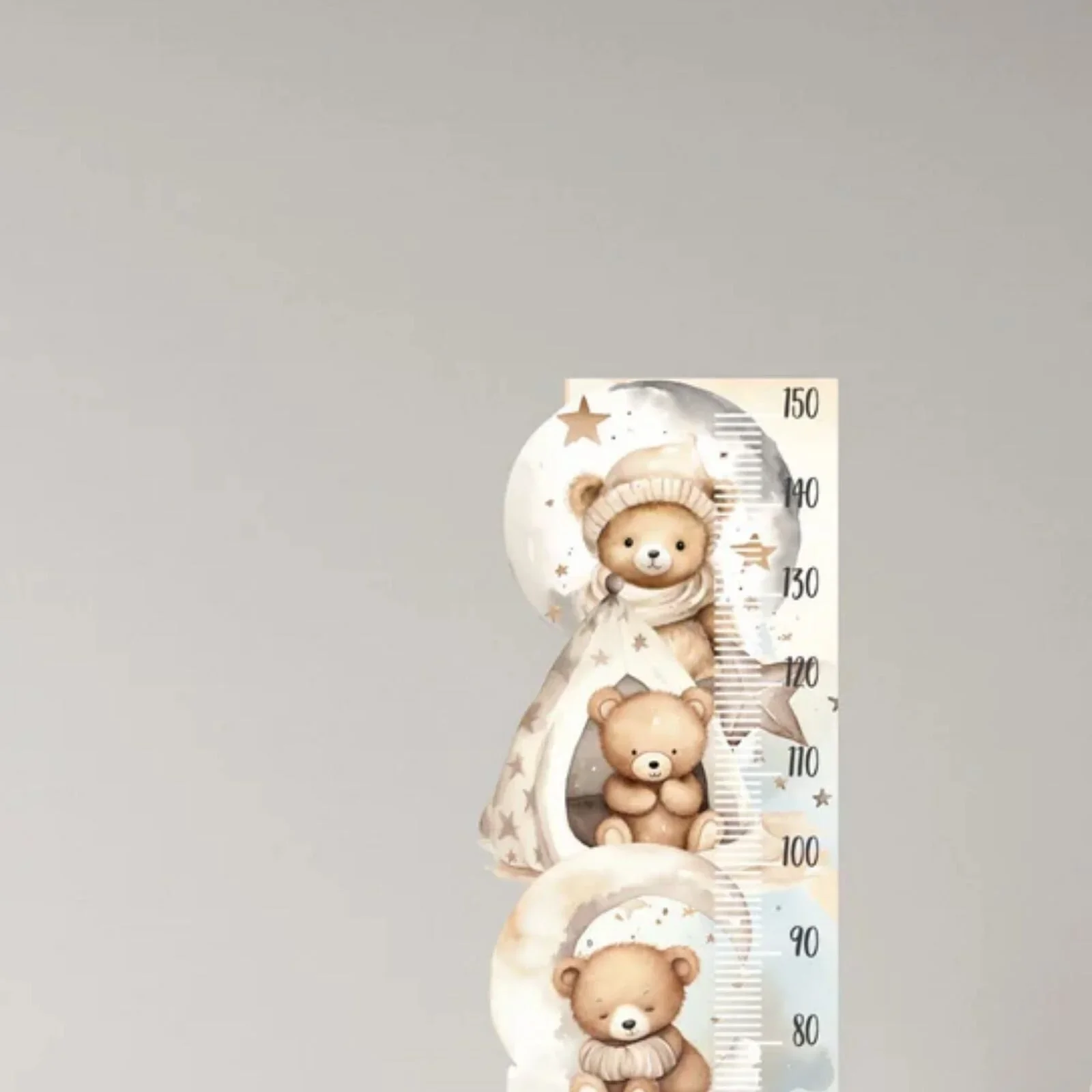 Live Vida Sleeping Bear Height Chart Sticker - Image 2