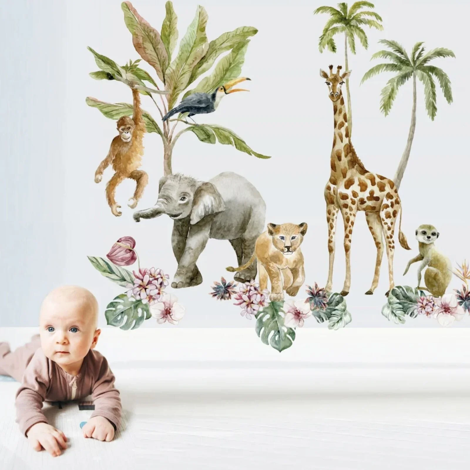 Live Vida Tropical Giraffe Large Wall Stickers - Image 3