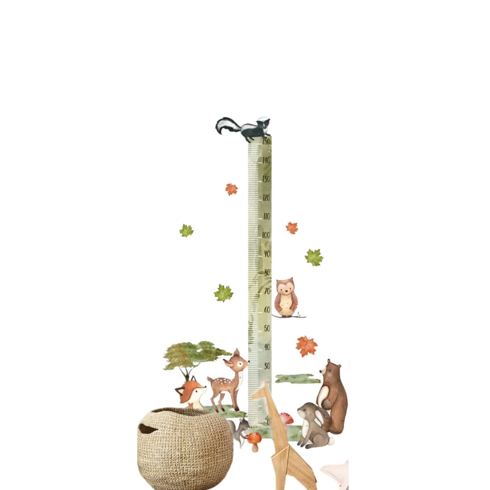 Live Vida Woodland Height Chart Sticker - Image 3