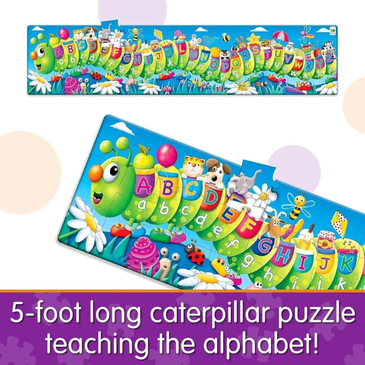 Long & Tall Puzzle ABC Caterpillar Letters - Image 4