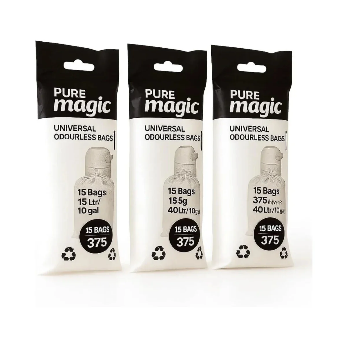 Magic Diaper Pail Bags 3 pcs - Image 2