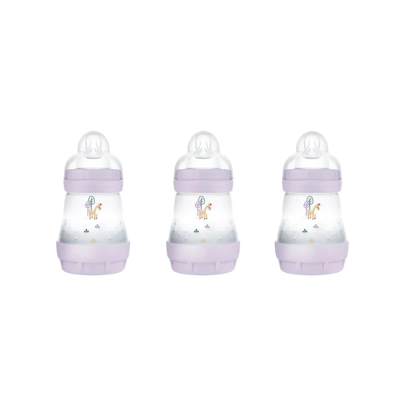 MAM Easy Start Anti-Colic Bottle 160ml Pack of 3 - Lilac