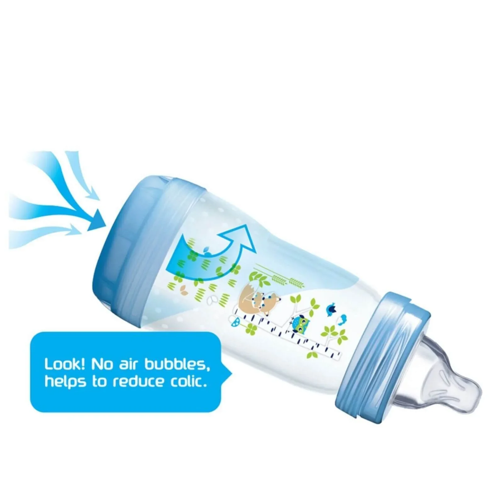 MAM Easy Start Anti Colic Bottle 260ml Pack of 2 - Nature - Image 2