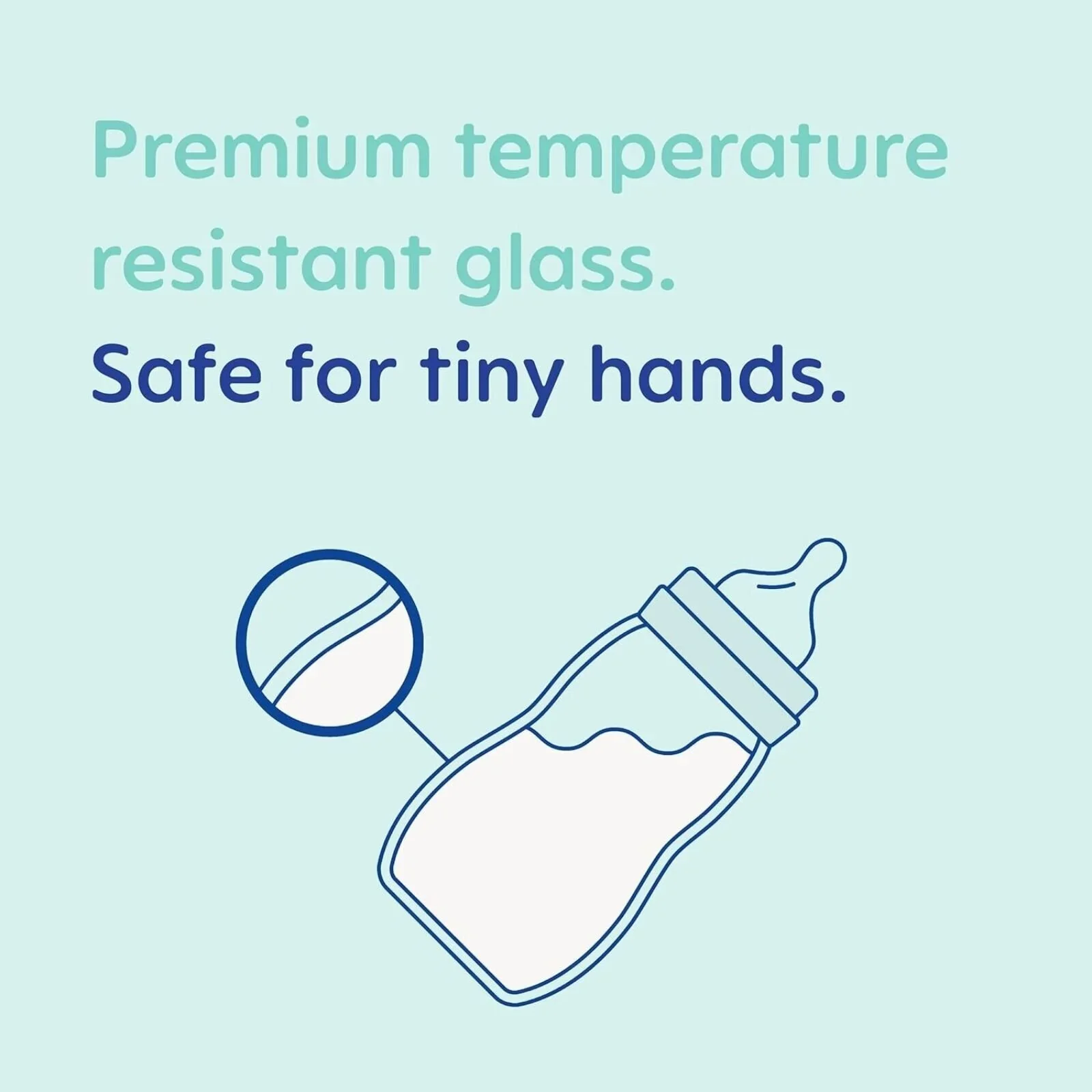MAM Feel Good Forest Glass Baby Bottle 90ml Assorted - Image 5